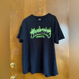 Thrasher Magazine Men’s Airbrush T-shirt Black Size Large